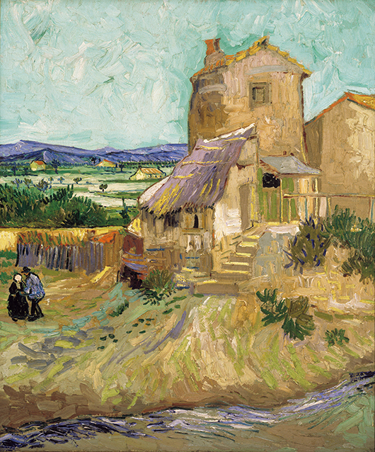 Vincent van Gogh, Dutch (1853 - 1890) 'La Maison de la Crau,' 1888. Oil on canvas, 32 3/4 × 28 3/4 × 3 1/2 in. (83.2 × 73 × 8.9 cm). Collection Albright-Knox Art Gallery, Buffalo, N.Y. Bequest of A. Conger Goodyear, 1966. Photograph by Tom Loonan